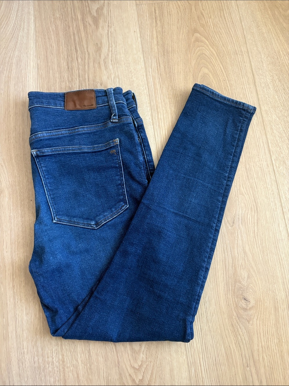 Madewell Dark Blue Skinny Jeans for Women